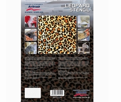 Leopard stencil