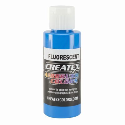Createx fluorecerend blauw 60 ml.
