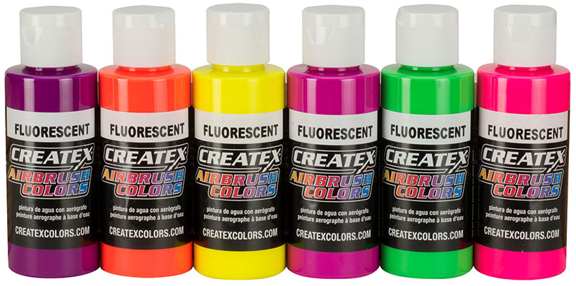 Createx fluoecerend  set v. 6
