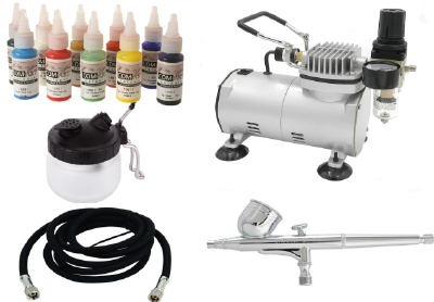 Tact Doorlaatbaarheid ontvangen Airbrush set 2