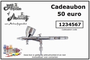Cadeaubon t.w.v. 50 euro